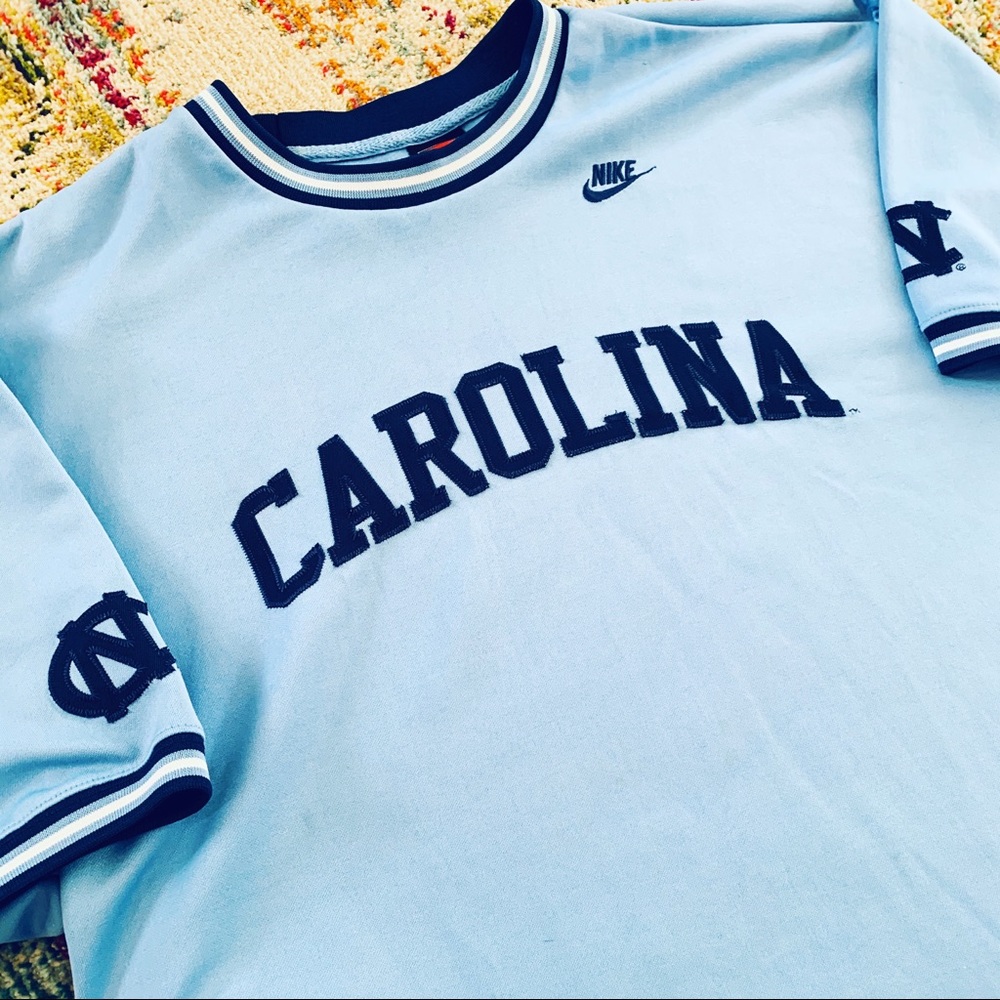 Vintage Nike North Carolina warm up jersey
